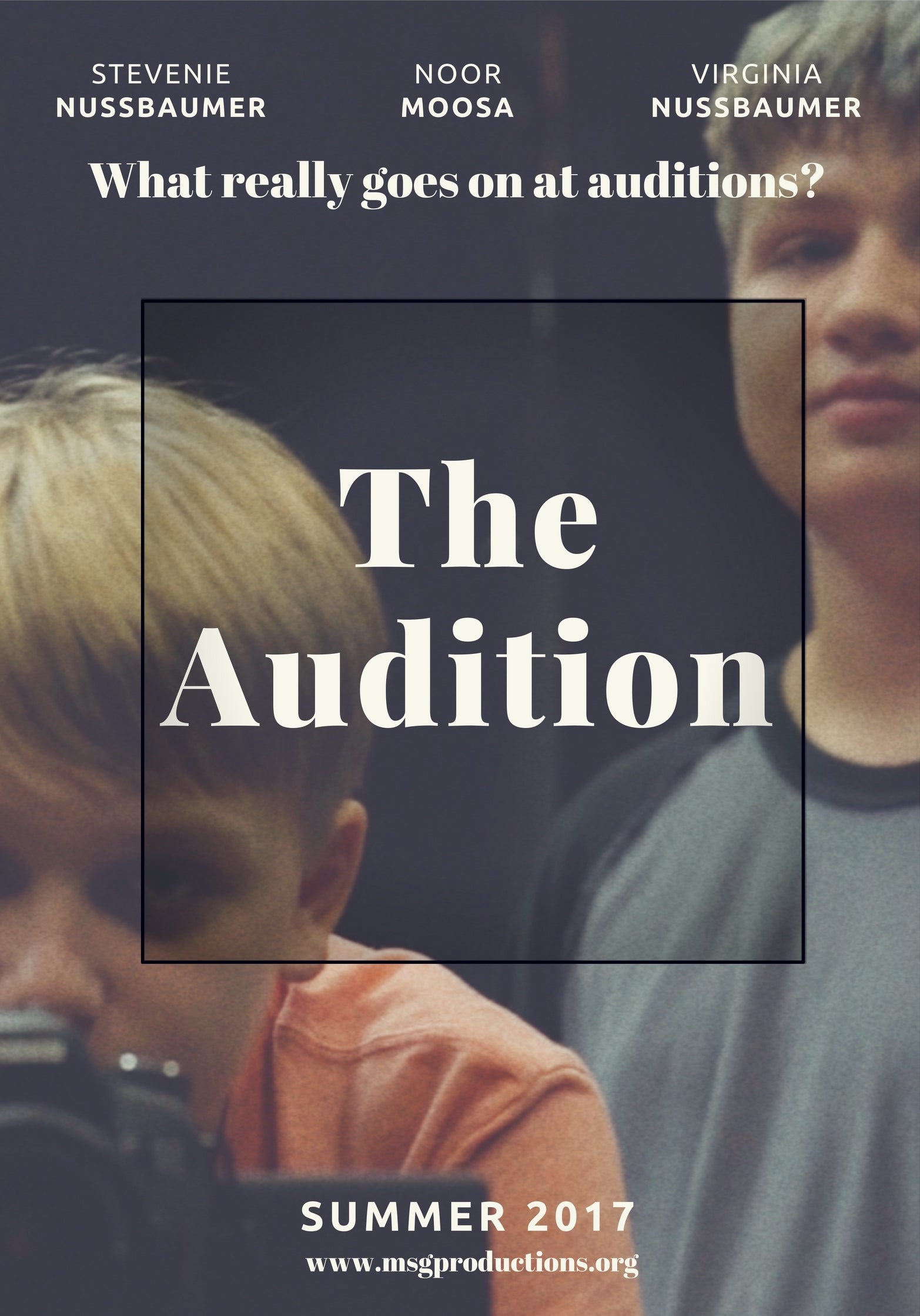The Audition Printable Poster